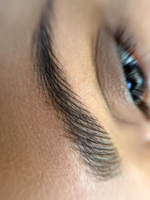 Nano hair strokes