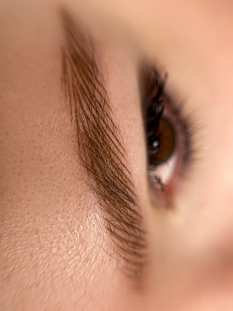 Healed nano brows