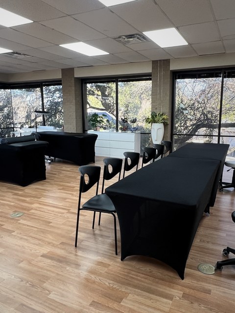 Theory tables by the windows